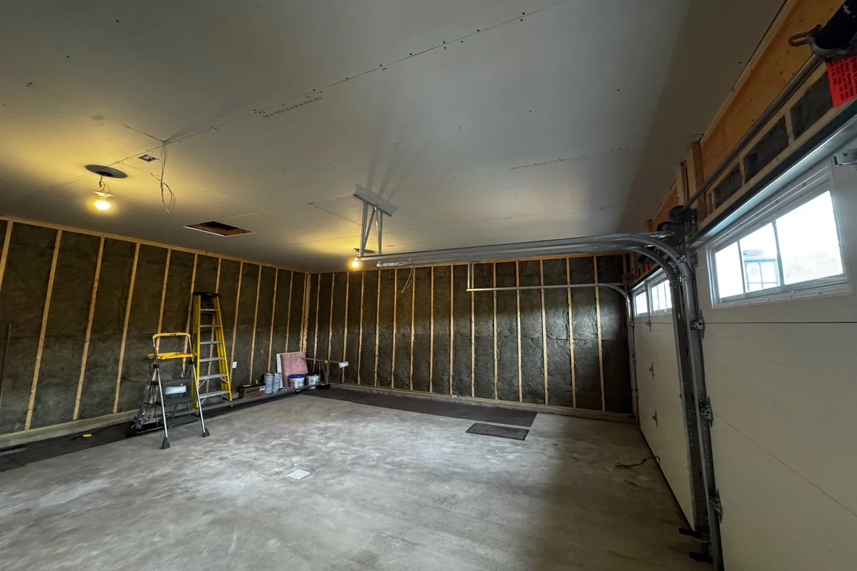 Before: Cluttered garage in Mifflinburg, PA